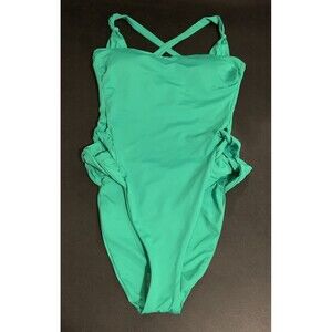 Becca by Rebecca Virtue Womens One Piece Swimsuit Size Small Green NEW W/tags